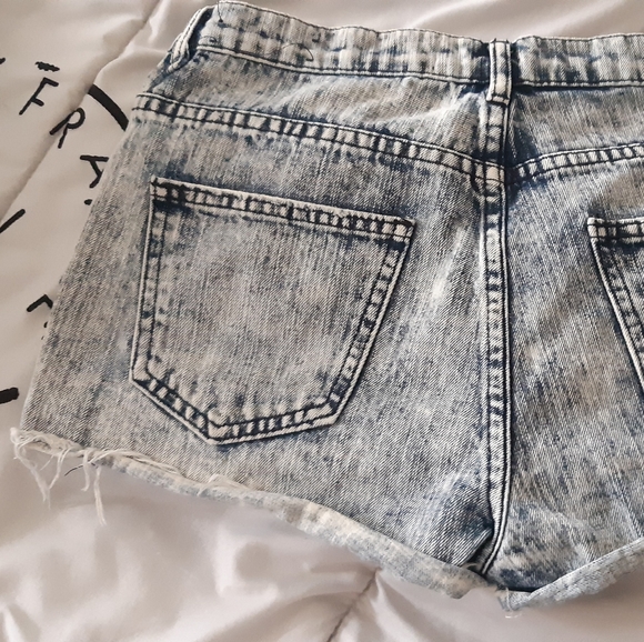 Short jeans, High Rise Taille Montante. 9 size - Picture 5 of 8